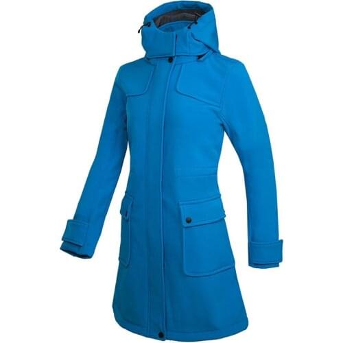 Womens Water Resistant Sport Softshell Long Jackets Hiking Climbing Skiing Outdoor Jacket Winter Camping Trekking Fishing Coat