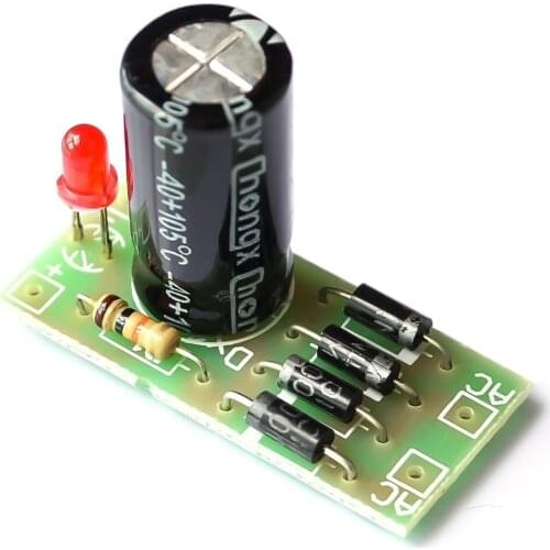 10PCS/LOT AC to DC power conversion module 1N4007 full bridge rectifier filter 12V 1A AC DC converter