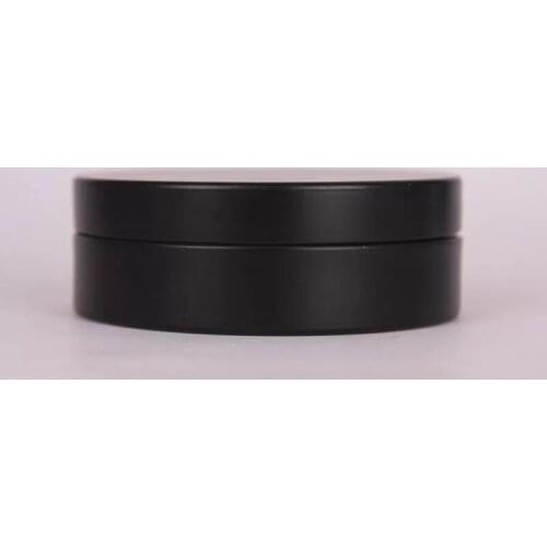 100ml Empty Aluminium Cosmetic Can Tin Container Pots Jar Black Makeup DIY Cream Cosmetic Oil Box Wax Boxes Wedding Box Decor