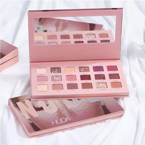 18 colors Desert Rose Eye Shadow mashed potato pearl light sequins matte earth eye shadow disc spot