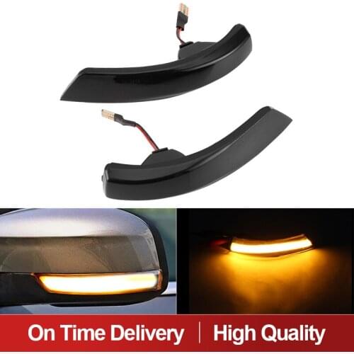 2 Pcs Dynamic Turn Signal Light LED Side Rearview Mirror Blinker Signal Light For Ford Focus Mk2 Mk3 Mk4 Mondeo Indicator Light