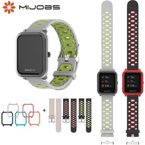 20mm Wrist Strap Silicone Watch Band for Xiaomi Huami Amazfit GTR Bip BIT Sports Smartwatch Cover Accessories Smart Bracelets