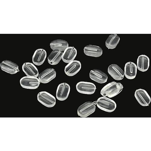 50Pairs(100pcs) Anti Slip PVC Nose Pads For Eyeglasses Sunglass Glass Spectacles Eyewear