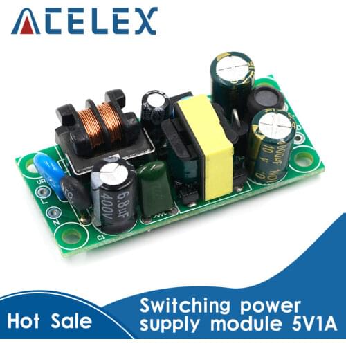Precision 5V1A 5W switching power supply module industrial power supply LED bare board