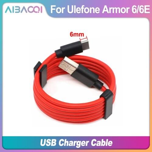 AiBaoQi New Original USB Charger Wire For 6.2 Inch Ulefone Armor 6/Armor 6E/Armor 6S/Armor 9/Armor9 ET2 Phone