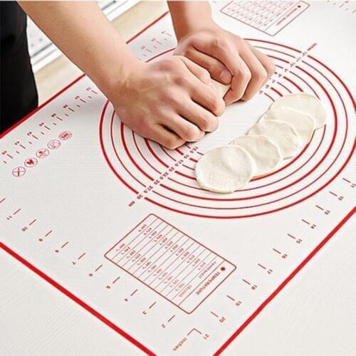 Non-Stick Silicone Mat With scale Non-slip Baking Mat Pad Baking Sheet Glass Fiber Rolling Dough Mat Cookie Pastry Tools