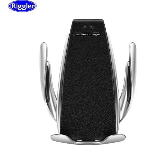 Smart Sensor S5 Auto Clamp Car Wireless Charger 10W Fast Charge Mount for iphoneXS XR Huawei Mate20Pro Samsung Note9 Qi Enabled