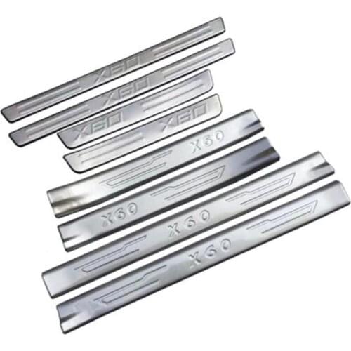 Car Styling Car accessories Stainless Steel Scuff Plate/Door Sill Door Sill For Lifan x60 2011 2012 2013 2014 2015 2016