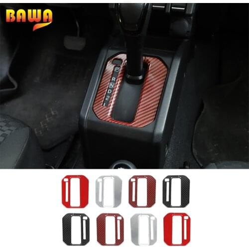 BAWA Interior Moulding Car Gear Shift Panel Decal Cover Frame Stickers For Suzuki JIMNY 2019+ Left Right Hand