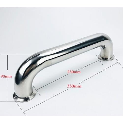 Free Shipping Tri-clamp 1.5''(38mm) OD50.5 180 degree bend pipe ,Stainless Steel304