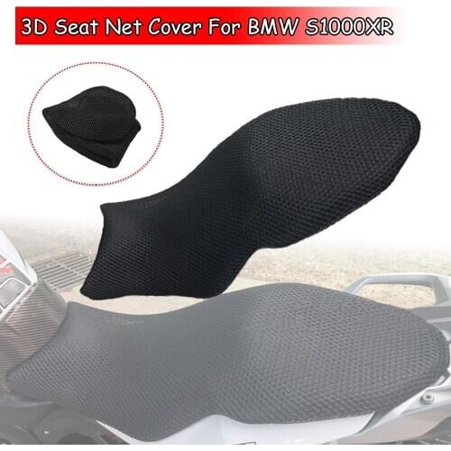 For BMW S1000XR S1000 XR Rear Seat Cowl Cover 3D Mesh Net Waterproof Sunproof Protector Motorcycle Accessories Scooter Parts