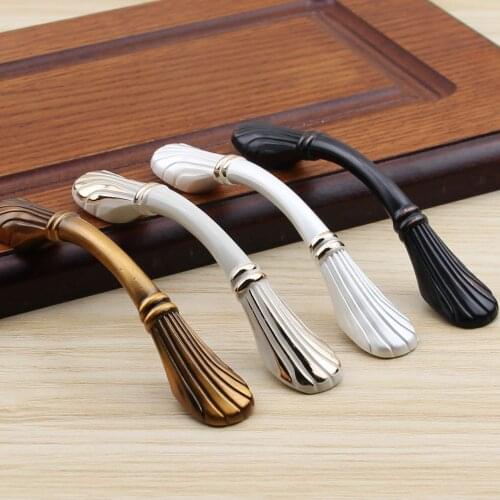 Zinc Aolly Ivory White Cabinet Handles Antique Kitchen Cupboard Door Pulls Drawer Knobs American European Furniture Hardware