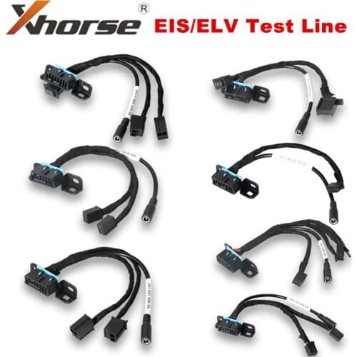 EIS/ELV Test Line Cables for Benz W202 W210 W220 W639 W906 7pcs Set Work with Xhorse VVDI MB Tool