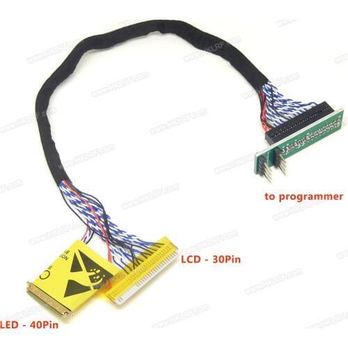 EDID Notebook LCD Screen Code Chip Data Rad Line LED LCD 2 in 1 For RT809F RT809H TL866CS TL866A Universal Programmer