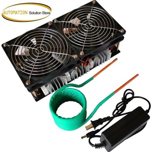 2500W ZVS Induction Heater Induction Heating PCB Board High frequency Heating Machine Melted Metal + 48VCoil Mayitr