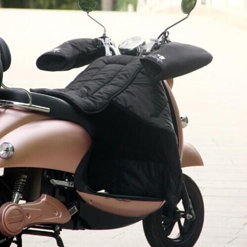 Leg Lap Apron Cover Thickened Warm Keeping Down Cotton Waterproof Leg Cover Shield for Scooter in Winter