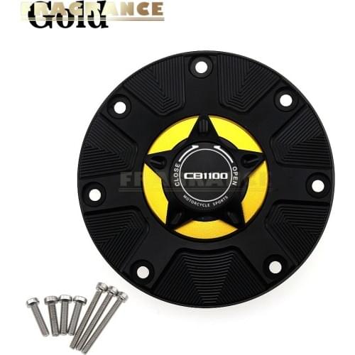 For HONDA CB 1100 CB1100 2011-2015 CNC Fuel Gas Tank Cap Cover Aluminum Keyless Motorcycle Accessories