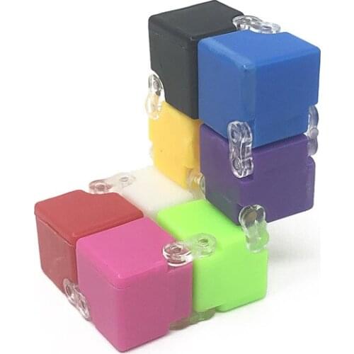Mini Decompression Infinity Magic Cube For Adults Kids Fidget Toys Finger Antistress Anxiety Puzzle Gifts