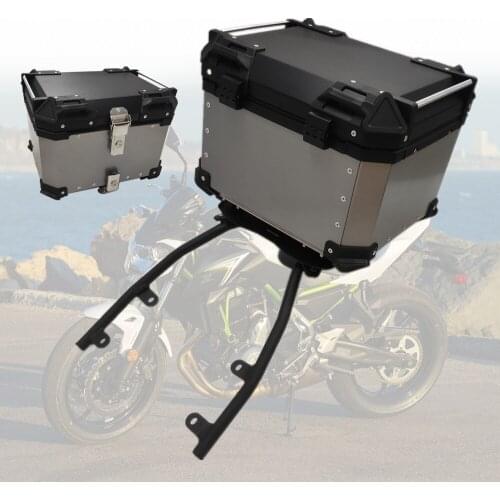 Motorcycle High Quality waterproof aluminum alloy box 45L 55L 65L For Kawasaki Z650 Z 650 17-19-20 Tail Box Rear Luggage Case