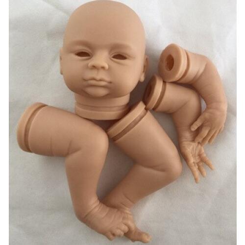 18inch Reborn Doll Blank Kit Lifelike Soft Silicone Vinyl Real Gentle Touch Cheap Unpainted Doll Parts Unfinished Doll Parts