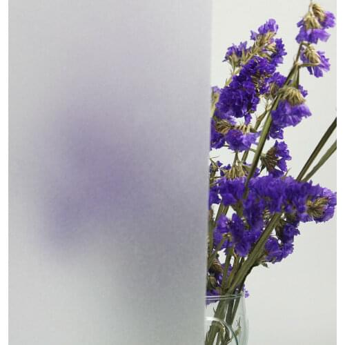 Non-adhesive Frosted Film Glass Window Door Film Bathroom Office Privacy Film