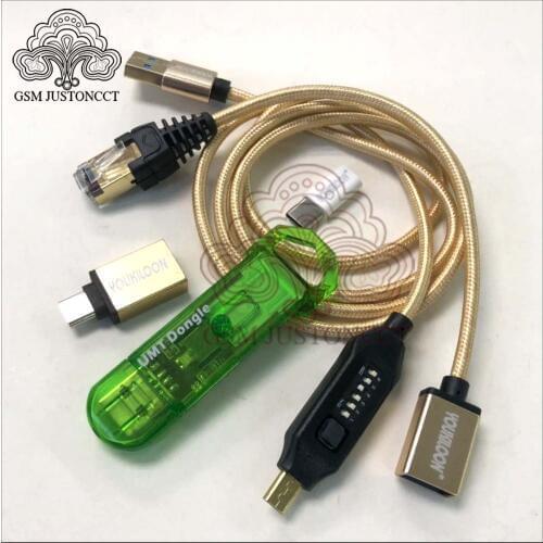 New umt dongle pro UMT Key + UMF ALL Boot Cable for Samsung Huawei LG ZTE Alcatel Software Repair and Unlocking