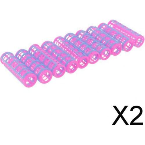 2x10Pcs Plastic Hair Roller Curler for Barbie Dolls Make Up