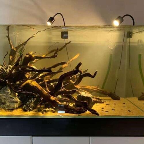 3W Portable Flexible Clip on Fish Tank LED Lamp Aquarium Landscape Spotlight