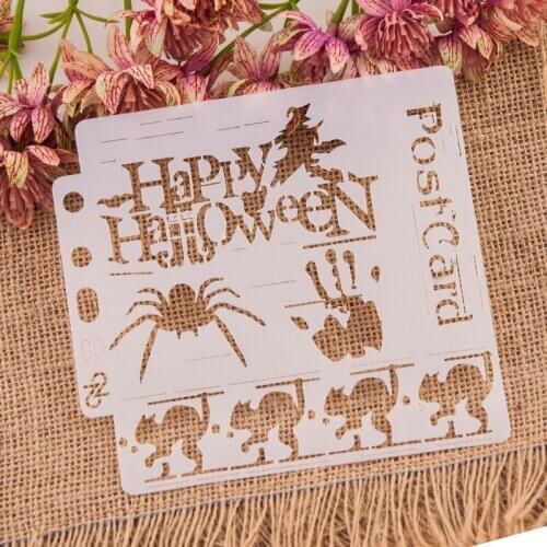 13cm Hand Ink Print DIY Layering Stencils Painting Scrapbook Coloring Embossing Album Decorative Card Template