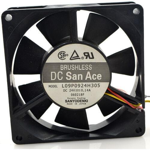 FOR SANYO Sanyo L09P0924H305 24V 0.14A 90259CM three-wire cooling fan