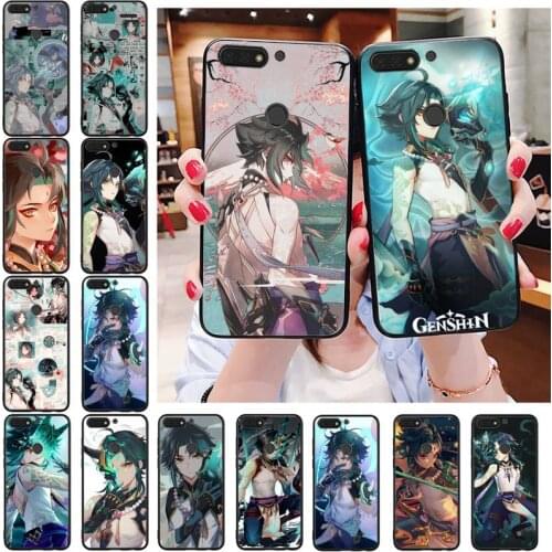 Xiao Genshin Impact Phone Case For Huawei Honor 10X lite 7C 7A 8X 9X 8A 20lite 10lite 10i 8C 7X 8S 20S 9S 7S 9A Case