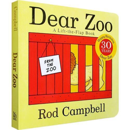 Dear Zoo :English picture bookboard childrens book for children 0-3 age