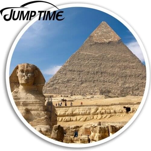 Jump Time Egyptian Pyramid Vinyl Stickers - Egypt Sticker Laptop LuggageDecal Car Window Bumper Car Accessories