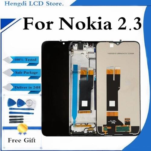 Original For Nokia 2.3 LCD Display Screen Touch Panel Digitizer For Nokia2.3 TA-1214 TA-1206 TA-1209 TA-1211 Display Screen