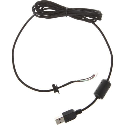 1 Set 2m Durable Nylon Braided Line USB Mouse Cable Cable For Logitech G9 G9X High Quality
