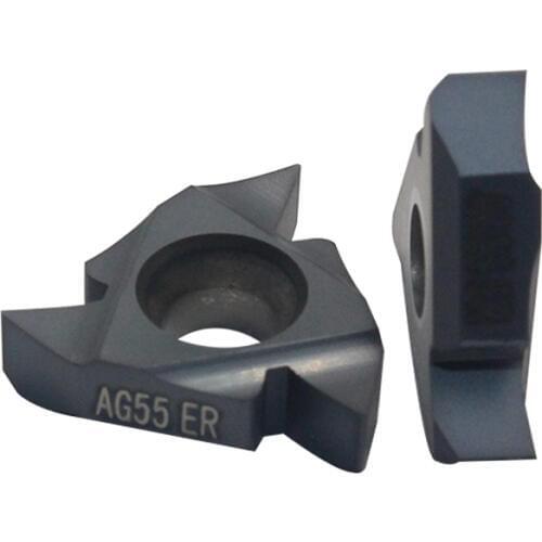 10PCS 16ER AG 55 LDA Carbide Inserts High Quality Thread Turning Tool Coated CNC Lathe Tools for Cutting Steel and Cast Steel