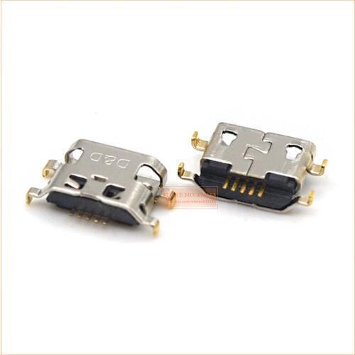10pcs original NEW Micro Mini USB Charging Jack Port female connector for Lenove A708T huawei G7