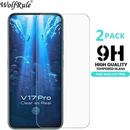 2PCS Screen Protector For Vivo V17 Pro Glass 9H HD Hardness Tempered Glass For Vivo V17 Pro Protective Glass For Vivo V17 Pro