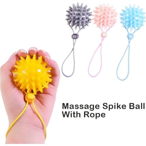 60mm spike massage yoga ball trigger point exercise fitness hand and foot pain relief muscle relaxation ball health care tool
