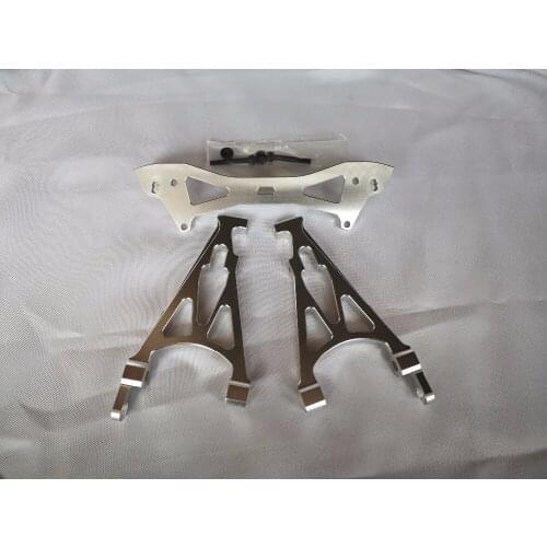 Aluminum Rear shock support and rear shock tower For HPI Baja 5b .ss 5t KM BAJA ROFUN BAJA