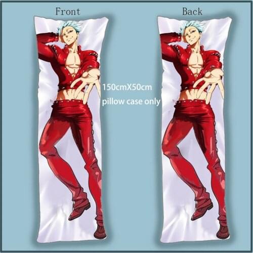 Body Pillow Case Cover Nanatsu No Taizai The Seven Deadly Sins ban Dakimakura anime accessories double sides
