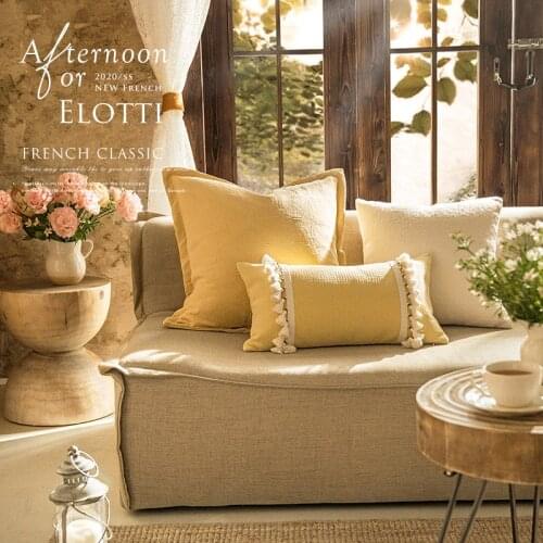 Decorative Throw Pillow Covers French Accent 100% Cotton Cushion Shams Cases With Tassel Gold 45x45cm Ins Hot