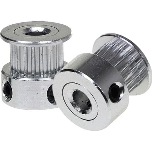 3D Printer Parts GT2 Timing Pulley 16 Tooth 2GT 20 Teeth Aluminum Bore 5mm 6.35mm 8mm Synchronous Wheels Gear Part For Width