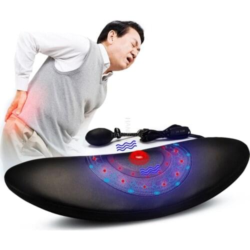 Electric Lumbar Waist Back Massager Vibration Massage Lumbar Spine Support Waist Relieve waist fatiguehealth care