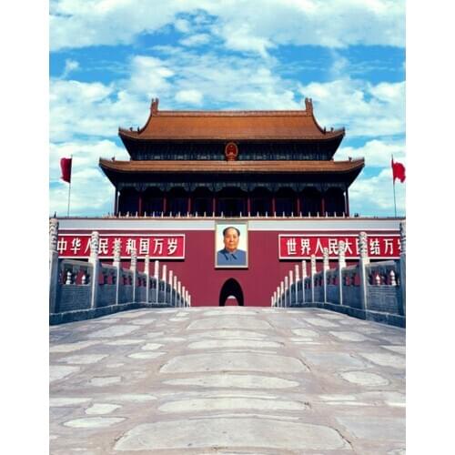 5x7ft Chinese Tiananmen Square Photography Backdrops Photo Props Studio Background
