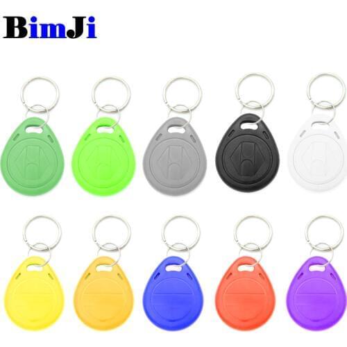 50pcs EM4305 T5577 Blank Key Tag RFID Chip Ring Cards Tags Keytag 125 khz Copy Rewritable Writable Rewrite Duplicate 125khz