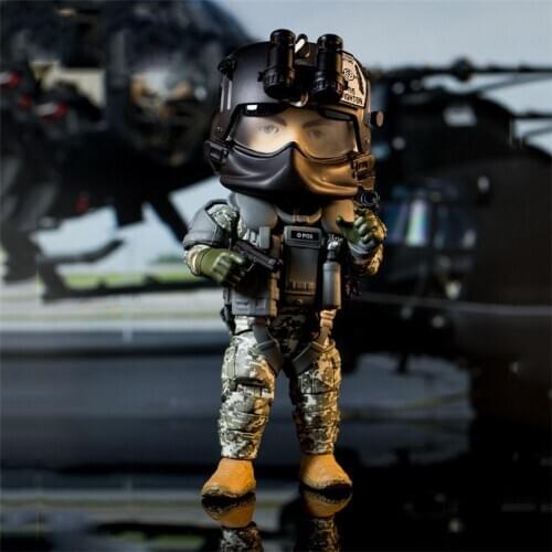 Collectible TM004 6 inches 12cm Seal 6 Team Trickyman 160th SOAR Night Stalkers Pilot Soldier Figure for Gift