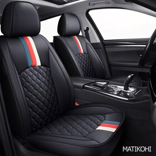 MATIKOHI leather car seat cover For audi a3 8p 8l sportback q7 2007 q5 a4 b7 avant a6 c5 avant a5 a1 q2 q3 car seat accessories