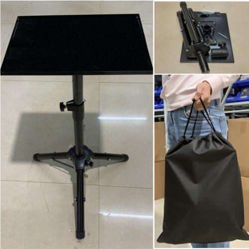 Metal Black Tripod Magic Table Magic Tricks Magicians Table Stage Close Up Street Accessories Height Adjustable Easy To Carry