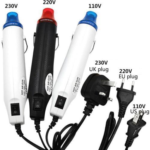 110V/220V Home DIY Multi Purpose Heat Tool Soft ceramic heating hot air gun Removing Price Stickers Embossing Sealed